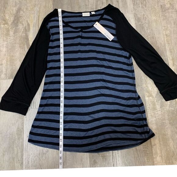 NWT Tribal jeans viscose striped top - Picture 2 of 13